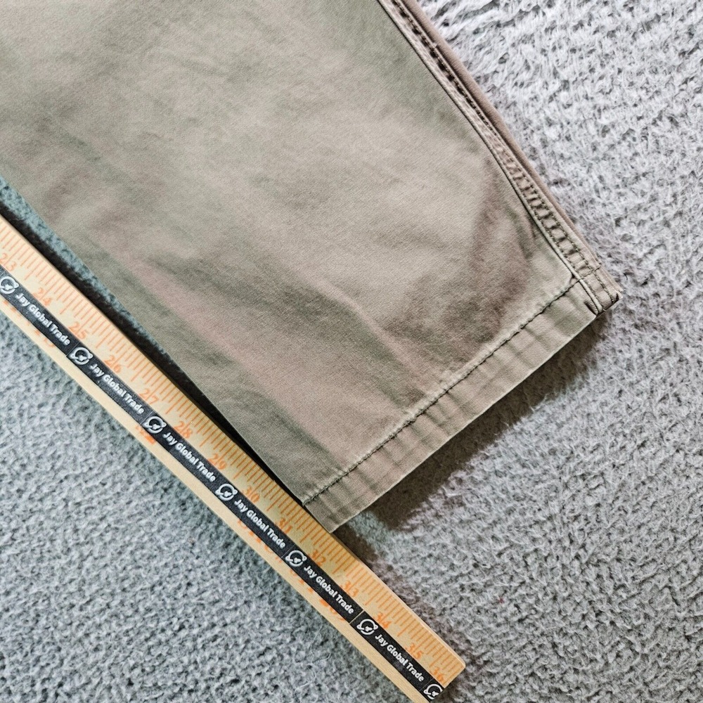 Armani Exchange Chino Pants Men 32 x 32 Relaxed Straight Cotton Greenish‎ Brown - Picture 12 of 14